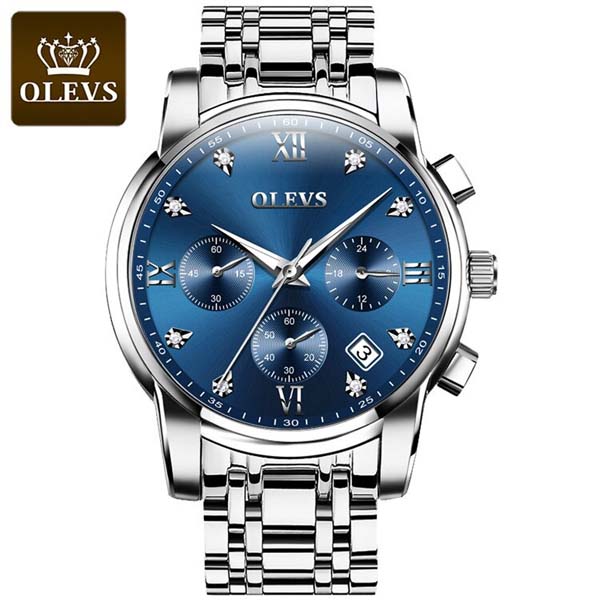 OLEVS 2858 Silver Blue 1