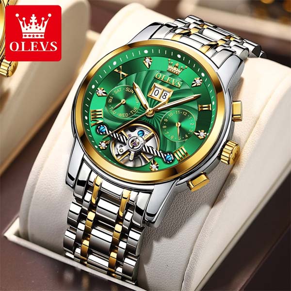 OLEVS 9910 Mechanical Wrist watch Men 2