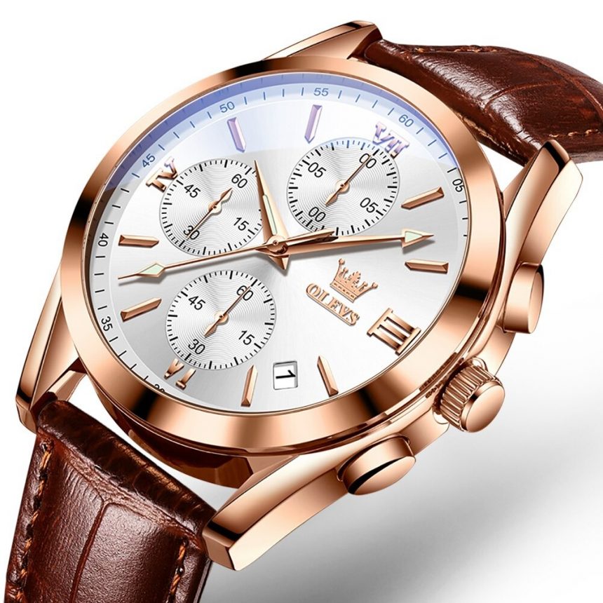 Olevs 2872 Quartz Wrist watch Price in Bangladesh